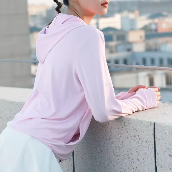 Thin Hooded Sun Protective Clothing
