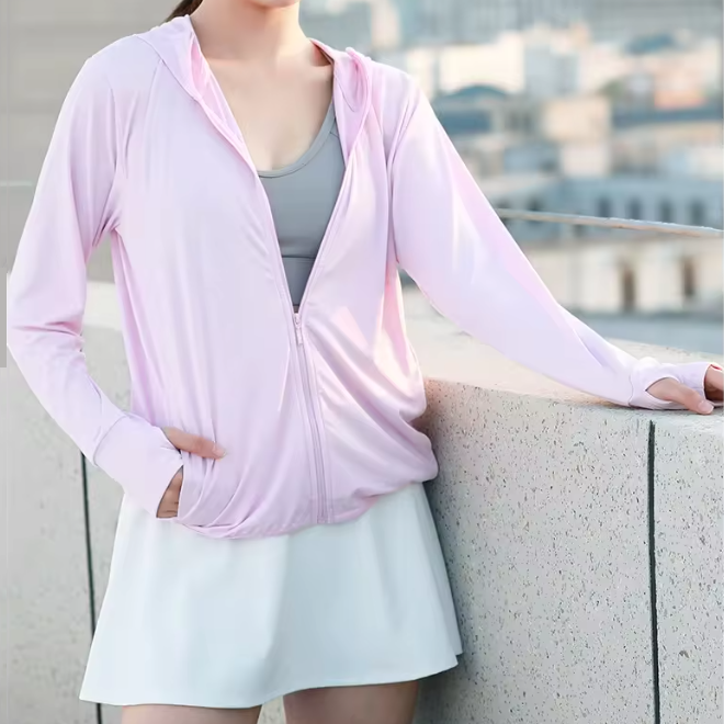Thin Hooded Sun Protective Clothing
