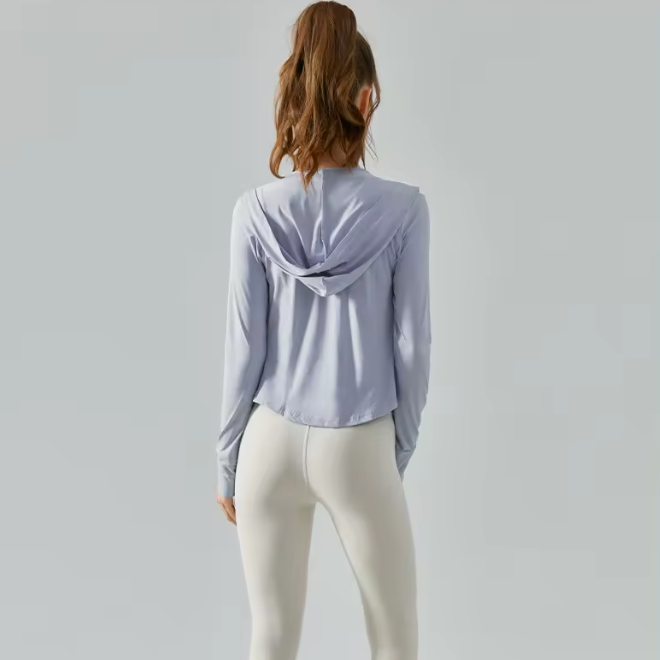 Outdoor Ice Silk Thin Fitness Slim Fit Sunscreen Clothing