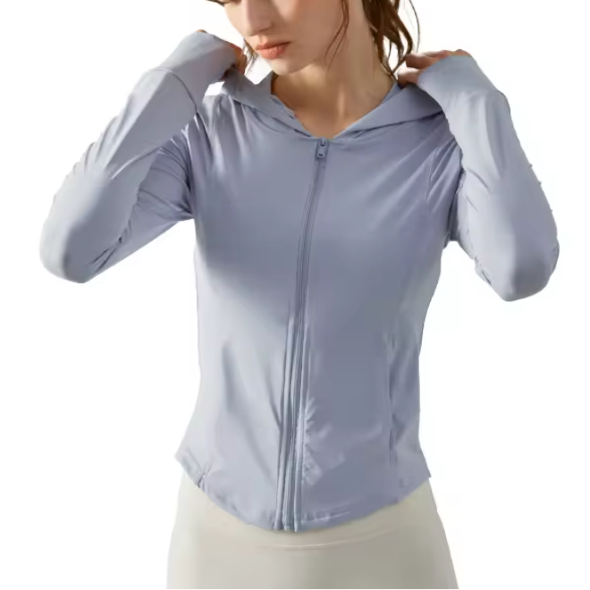 Outdoor Ice Silk Thin Fitness Slim Fit Sunscreen Clothing