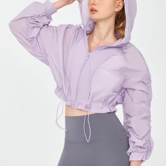 Short Sun Protective Outdoor Clothing