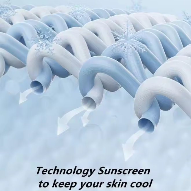 UPF50 Full Face Sunscreen Mask For Summer Outdoor Activities