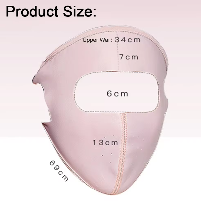 Breathable Full Face Ice Silk Sunscreen Mask