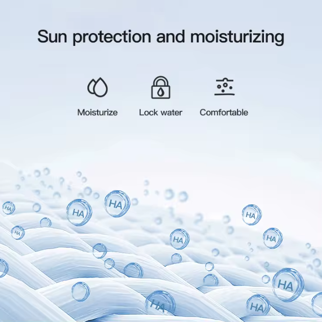 Ice Silk Sunscreen Summer Outdoor Full Face Scarf Veil Mask
