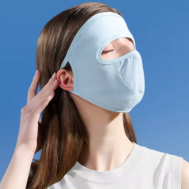 UV Protection Thin Breathable Cool Face Cover
