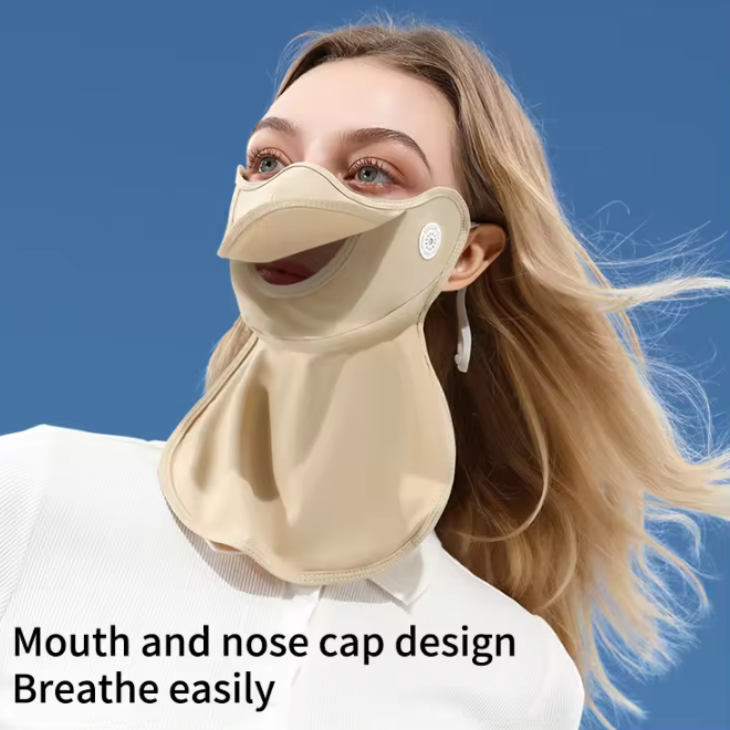 Sunscreen Neck Scarf Anti UV Breathable Bandana Mask