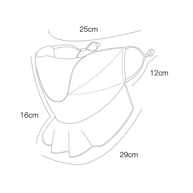 Sunscreen Neck Protector Comfortable Lightweight Chiffon Mask