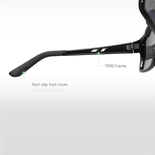 Classic Rubber Nose Pad Square Sunglasses For Men