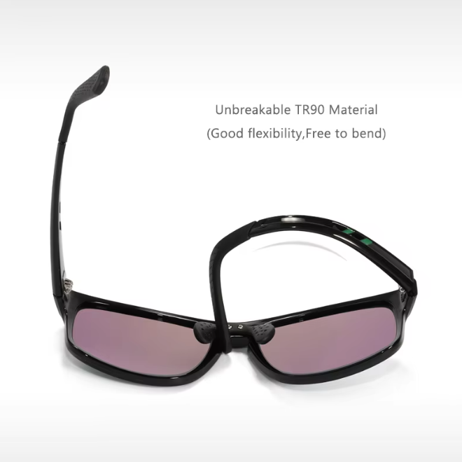 Classic Rubber Nose Pad Square Sunglasses For Men
