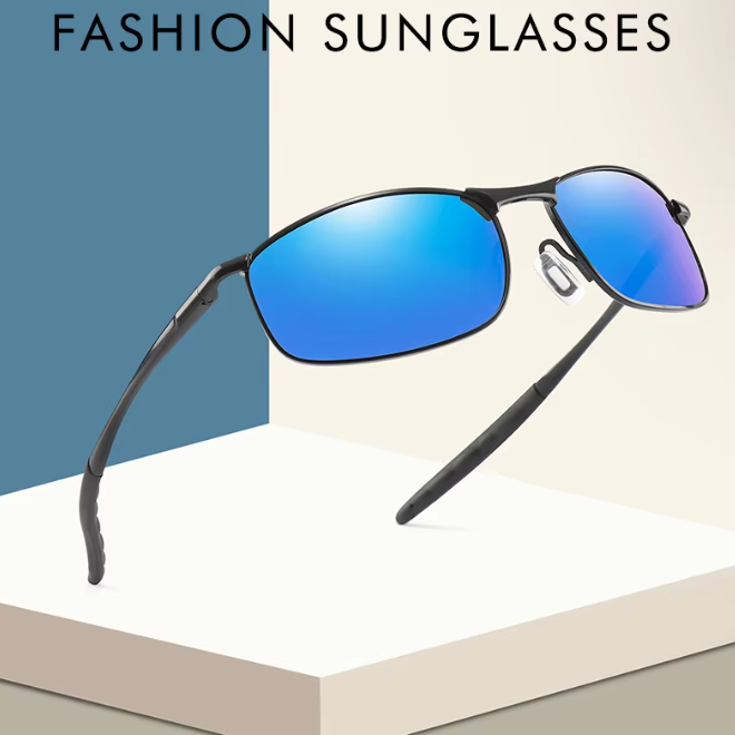 Mens UV Protection Sports Polarized Sunglasses