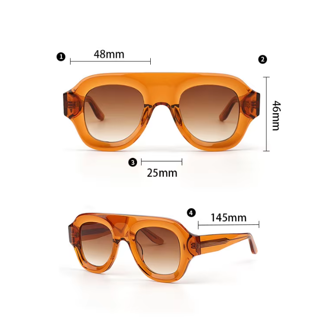 High Quality Polarized Shades Acetate Sunglasses For Men