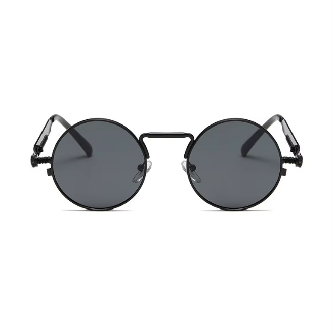UV400 Protection Round metal Frame Vintage Sun Glasses