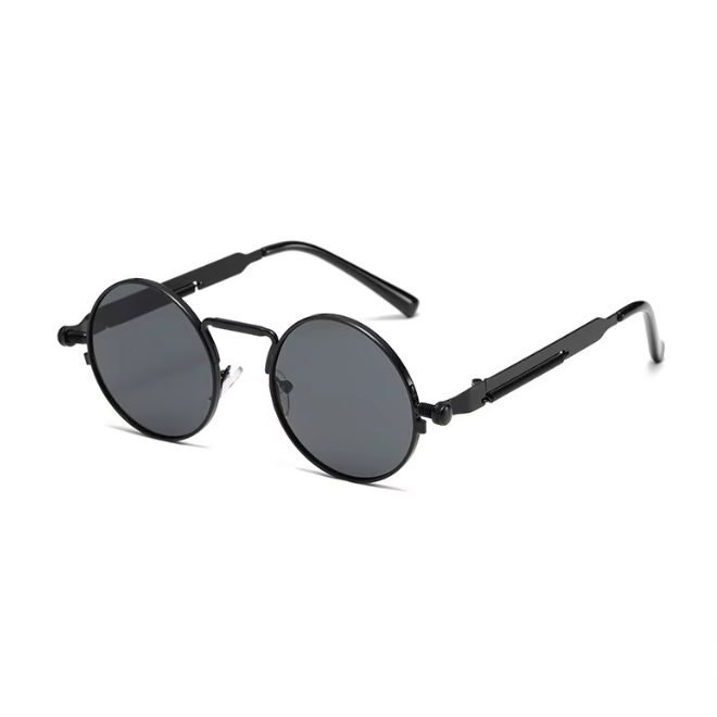 UV400 Protection Round metal Frame Vintage Sun Glasses