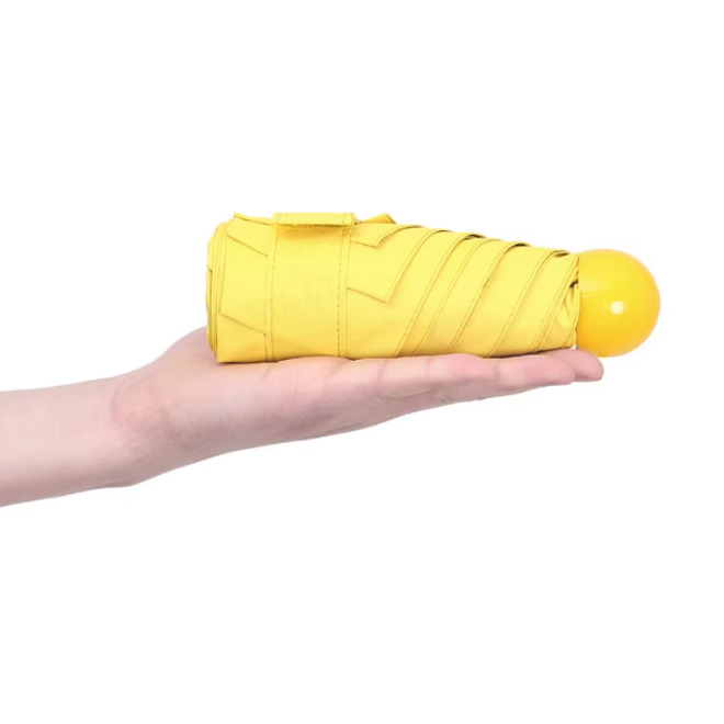 Mini Pocket Folding Women 5 Fold Capsule Umbrella