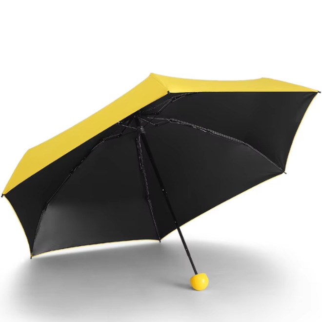Mini Pocket Folding Women 5 Fold Capsule Umbrella