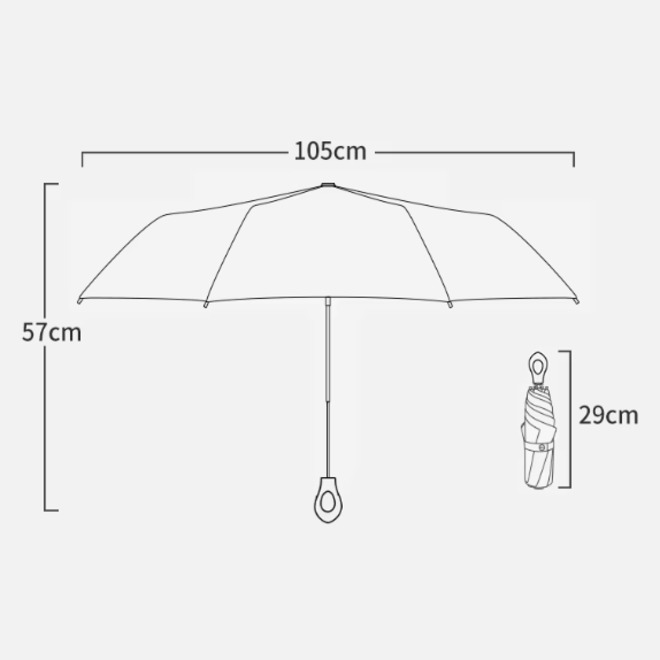 Gradient Flower Fully Automatic UV Protection Umbrella