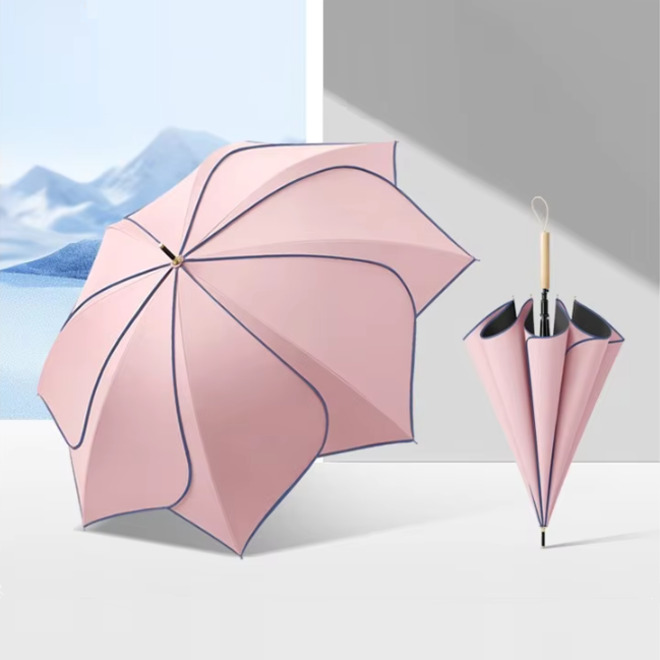 Flower Series Sunprotection Longhandle Umbrella