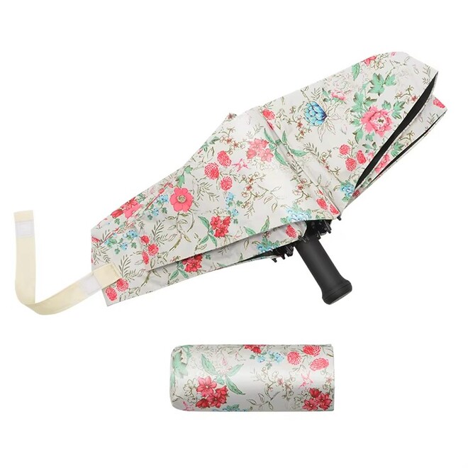 Ultralight Portable SPF 99% UV Protection Retractable Hidden Handle 5 Fold Umbrella